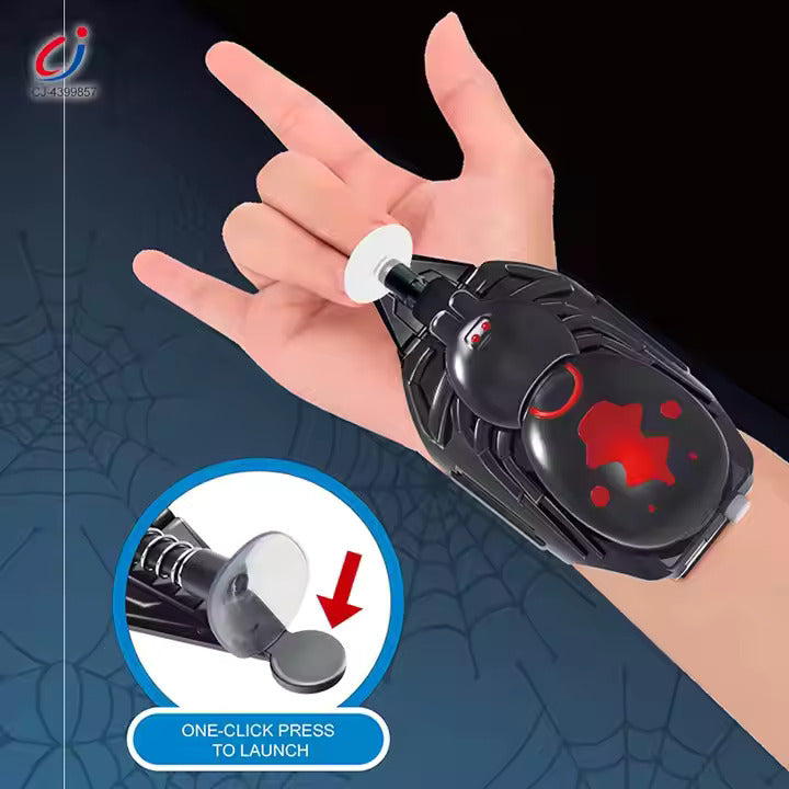 Chengji cosplay launcher wrist toys pretend super man safety games educational electric plastic web shooter toy