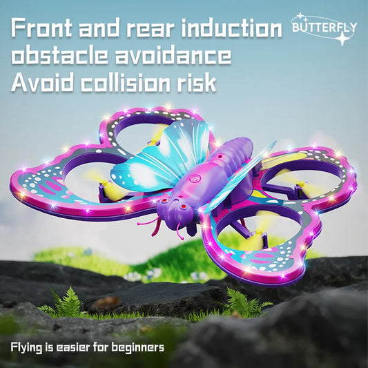 Remote Control Drone Butterfly Children's Toy Aircraft RC Quadcopter